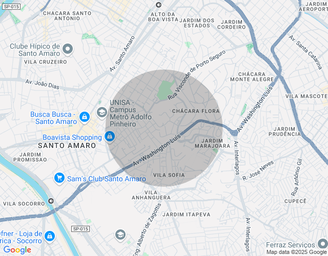 Imóvel no mapa