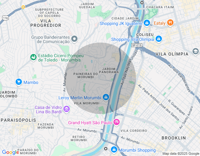 Imóvel no mapa