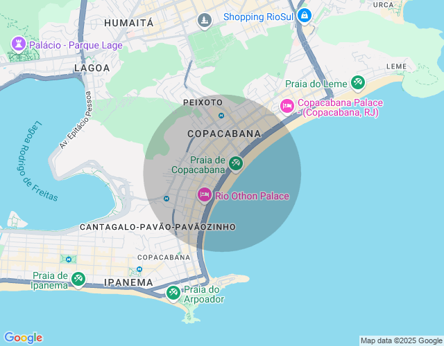 Imóvel no mapa