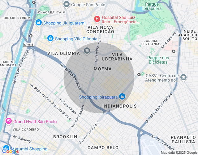 Imóvel no mapa