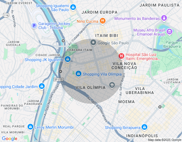 Imóvel no mapa