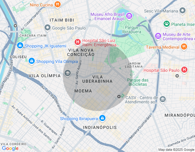Imóvel no mapa
