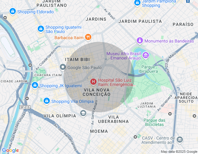 Imóvel no mapa