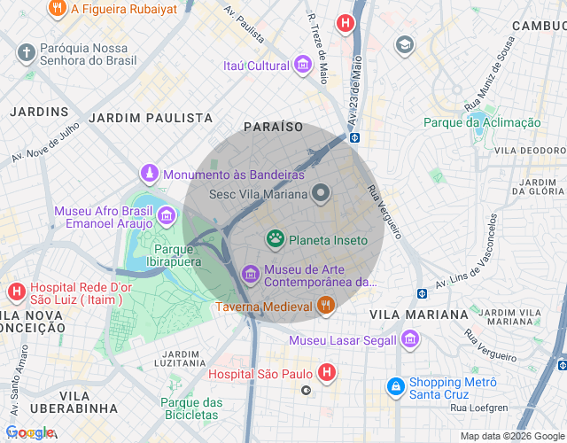 Imóvel no mapa