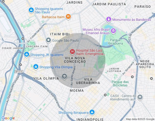 Imóvel no mapa