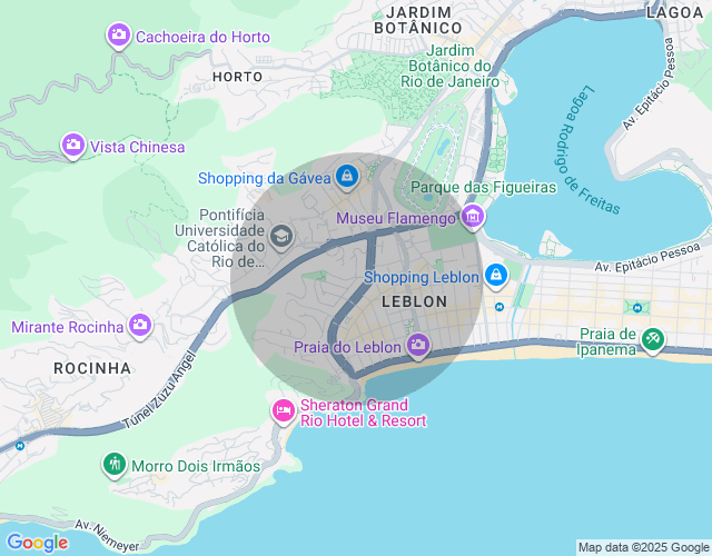 Imóvel no mapa