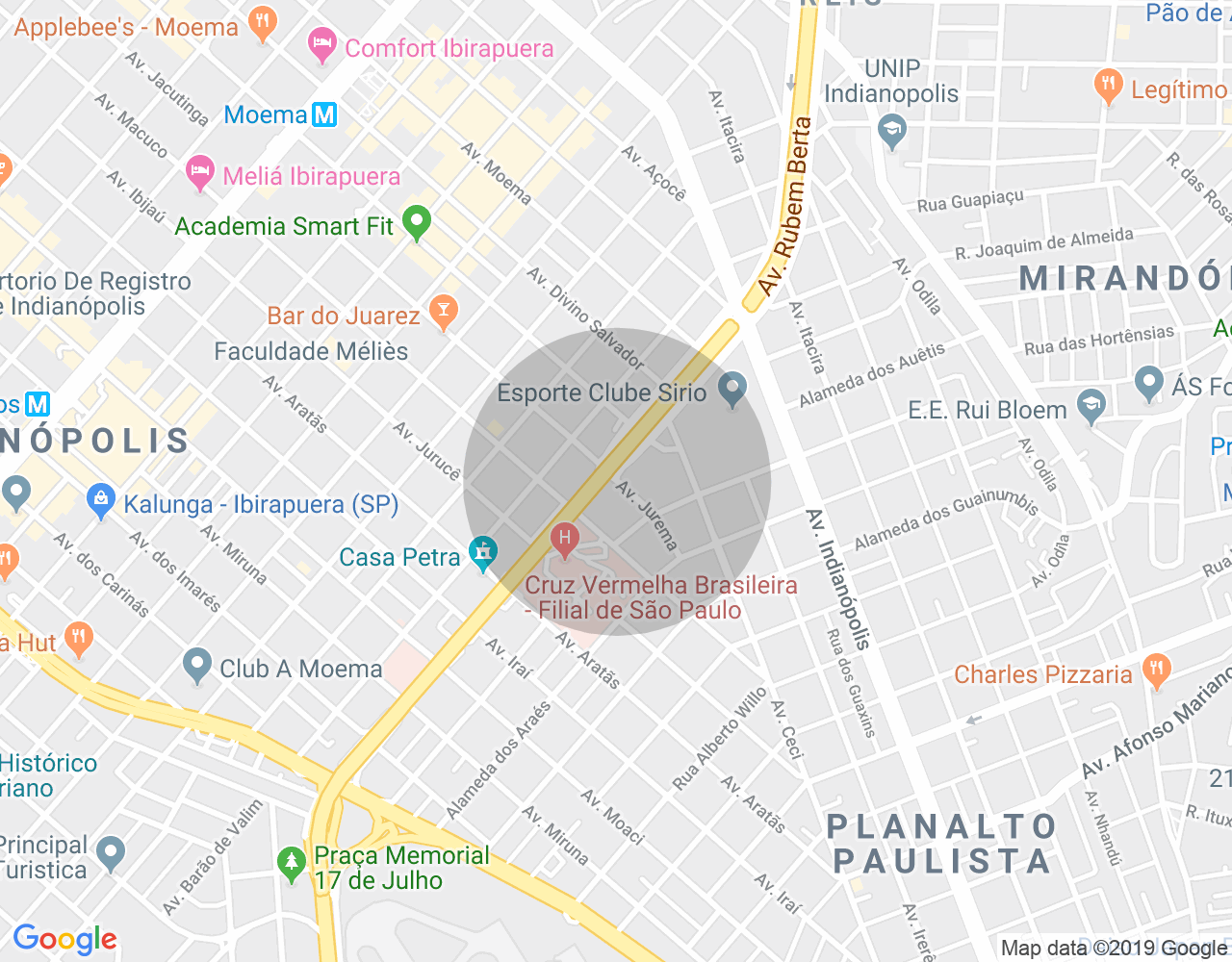 Imóvel no mapa