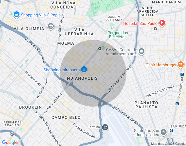 Imóvel no mapa