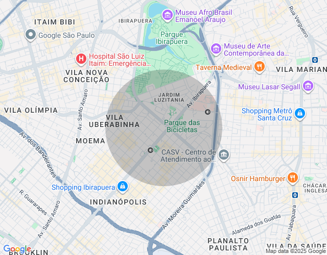 Imóvel no mapa