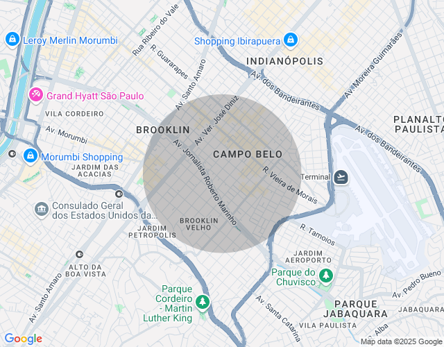 Imóvel no mapa