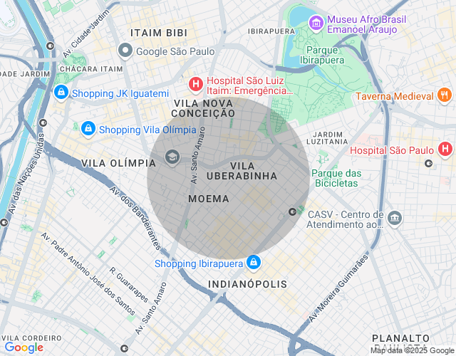 Imóvel no mapa