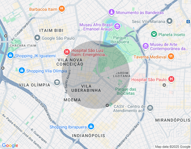 Imóvel no mapa