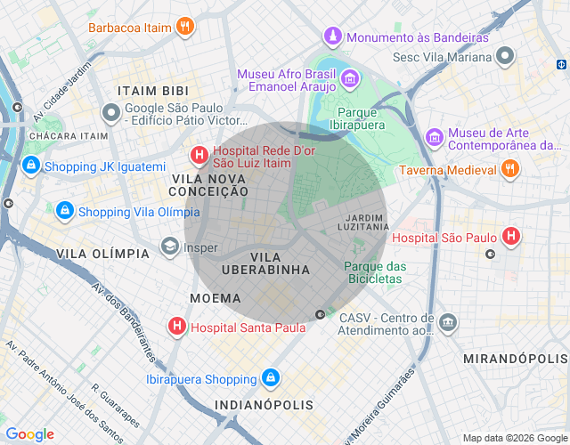 Imóvel no mapa