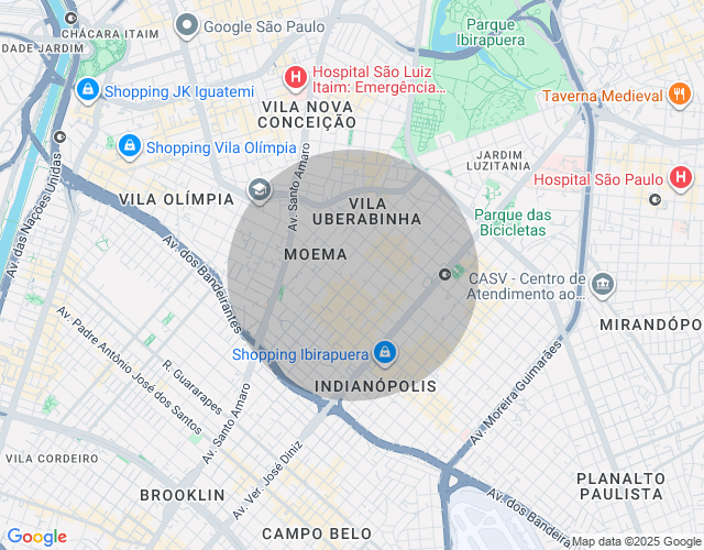 Imóvel no mapa