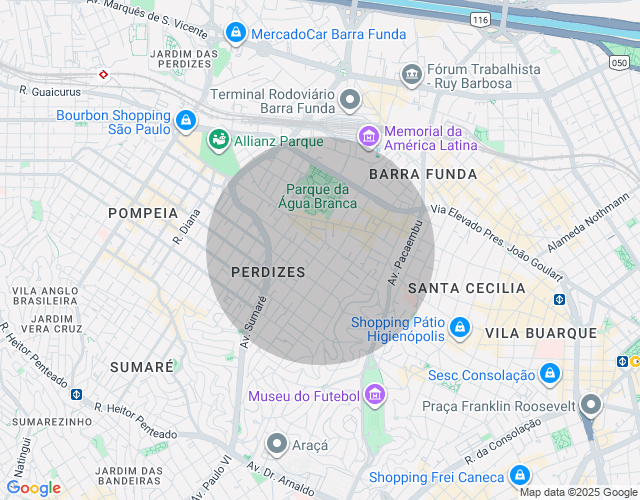 Imóvel no mapa