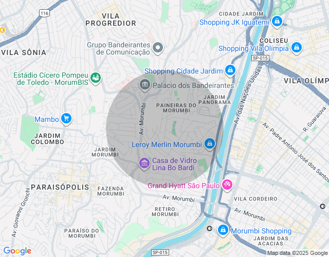 Imóvel no mapa