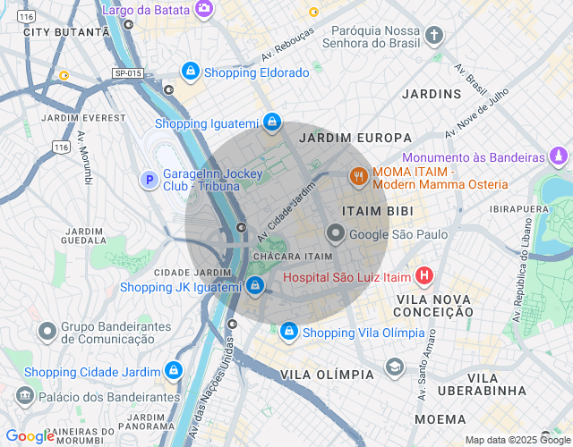 Imóvel no mapa