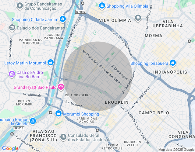 Imóvel no mapa