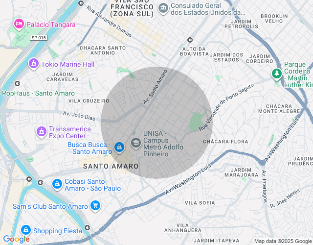 Imóvel no mapa