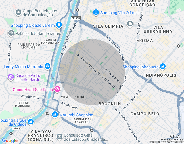 Imóvel no mapa
