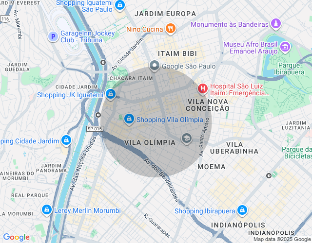 Imóvel no mapa