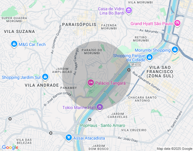 Imóvel no mapa