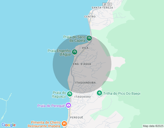 Imóvel no mapa