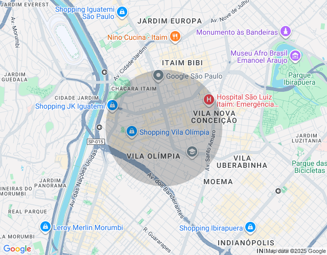 Imóvel no mapa