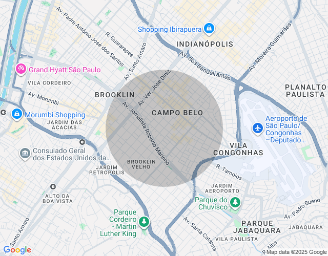 Imóvel no mapa