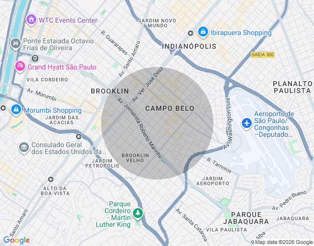 Imóvel no mapa