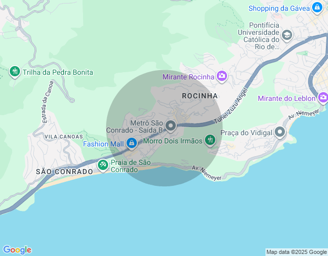 Imóvel no mapa