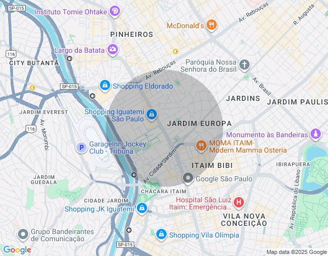 Imóvel no mapa