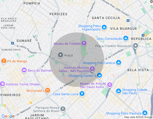 Imóvel no mapa
