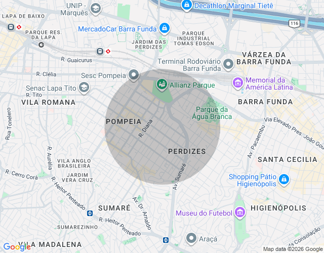 Imóvel no mapa