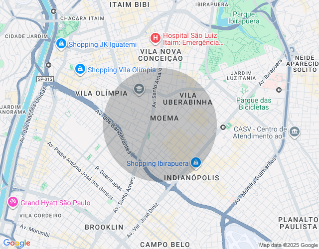 Imóvel no mapa