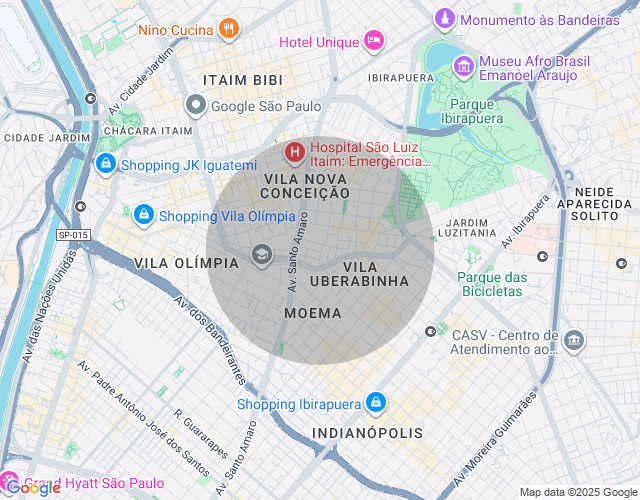 Imóvel no mapa