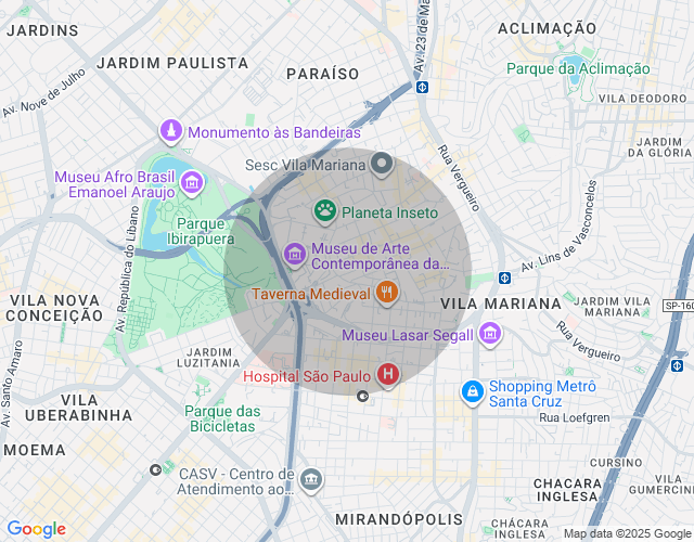 Imóvel no mapa