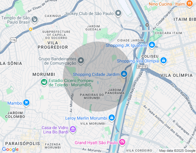 Imóvel no mapa