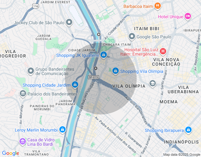 Imóvel no mapa