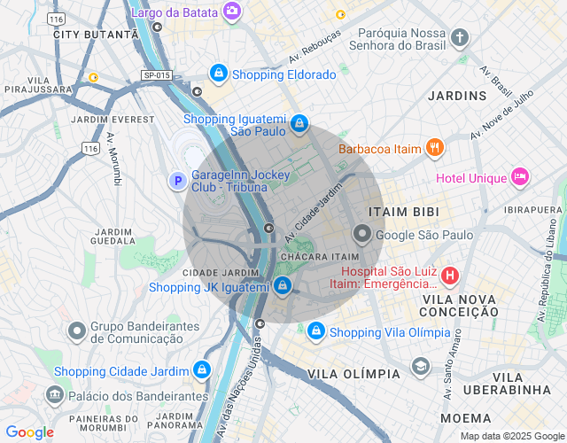 Imóvel no mapa