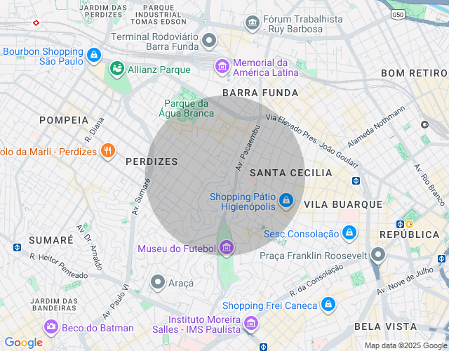 Imóvel no mapa