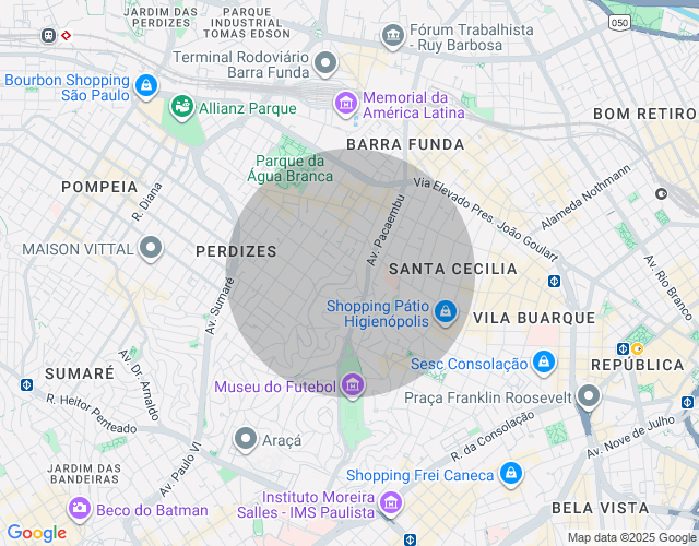Imóvel no mapa