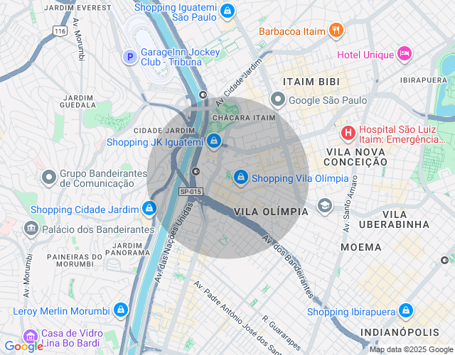 Imóvel no mapa