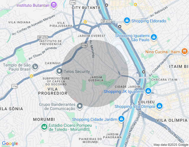 Imóvel no mapa