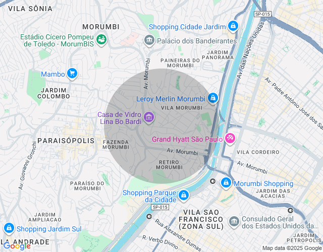 Imóvel no mapa