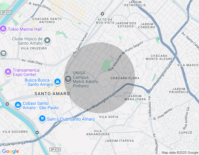 Imóvel no mapa