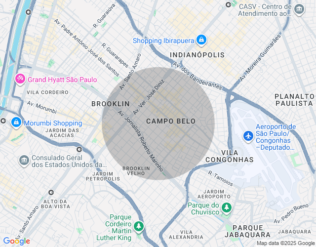 Imóvel no mapa
