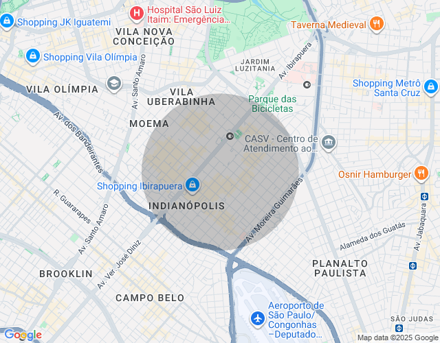 Imóvel no mapa