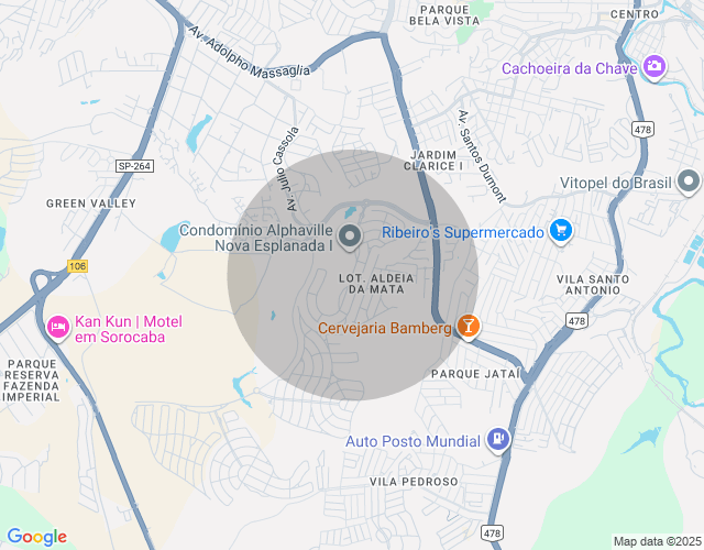 Imóvel no mapa