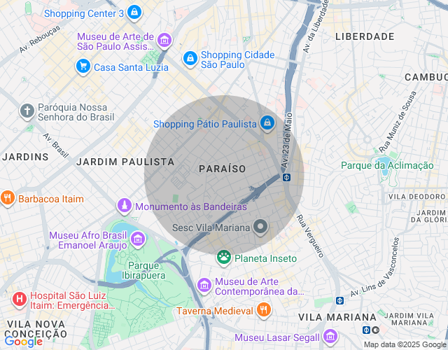 Imóvel no mapa